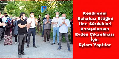 Alkol Alıp, Rastgele Ateş Açan Komşularının Evden Çıkması İçin Eylem Yaptılar