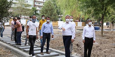 Alparslan Parkı Yenileniyor