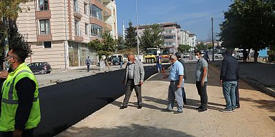 Alparslan Türkeş Caddesi’nin Yolları Yapılıyor