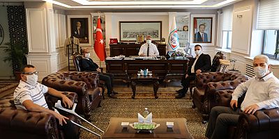 Ampute Takımı’ndan Başkan Palancıoğlu’na Ziyaret