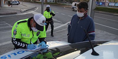 Annesini ziyarete giden sürücüye 793 TL ceza