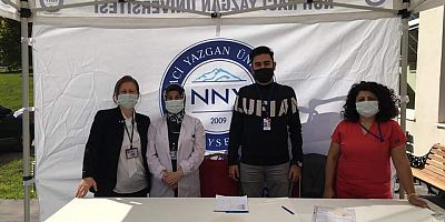 Aşı Ekipleri Nuh Naci Yazgan Üniversitesinde Aşılama Hizmeti Verdi