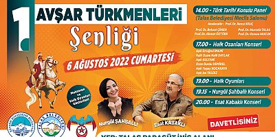Avşar Türkmenleri'nde Şenlik Heyecanı