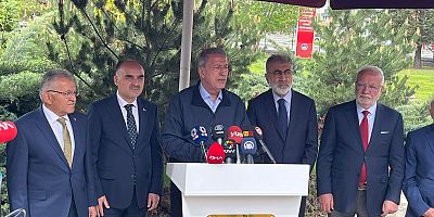 Bakan Akar: Teröristler neredeyse bizim hedefimiz de orası