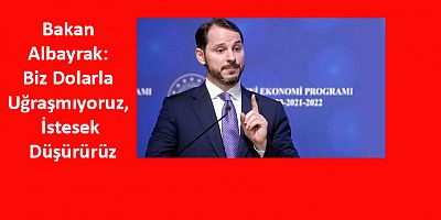 Bakan Albayrak: Biz Dolarla Uğraşmıyoruz, İstesek Düşürürüz