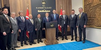 Bakan Kurum ve Yumaklı’dan Vali Çiçek’e Ziyaret