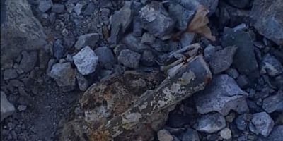 Barajda, Suyun Çekildiği Bölgede El Bombası Bulundu