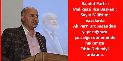 Başkan Aktaş: Kayseri Müftüsü Toplumu Aydınlatmalı