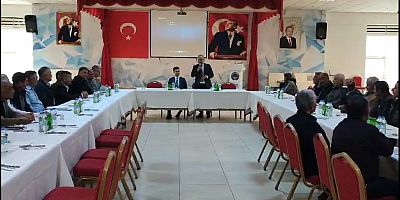 Başkan Arslan Akkışla’da Muhtarlarla Bir Araya Geldi