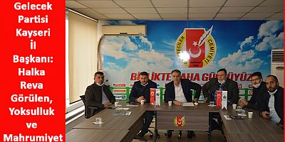Başkan Arslan: Halka Reva Görülen, Yoksulluk ve Mahrumiyet