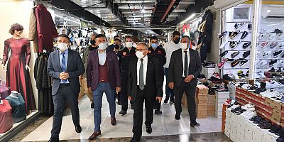 Başkan Büyükkılıç, 10 Milyon TL Yatırım Yapılan Yeraltı Çarşısı’nda İncelemede Bulundu