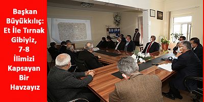 Başkan Büyükkılıç, 2021 Yatırımları İçin Yeşilhisar’da