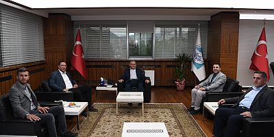Başkan Büyükkılıç’a, Hakkâri Derecik Belediye Başkanı Çetinkaya’dan Ziyaret