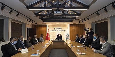 Başkan Büyükkılıç’a Ziraat Odası Başkanlarından Teşekkür Ziyareti
