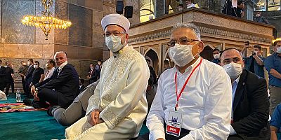 Başkan Büyükkılıç Ayasofya Cami  Açılışına Katıldı