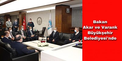 Başkan Büyükkılıç, Bakanlar Akar İle Varank’ı Belediyede Ağırladı