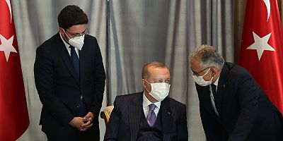 Başkan Büyükkılıç, Demokrasi Adası’nda Cumhurbaşkanı Erdoğan İle Görüştü