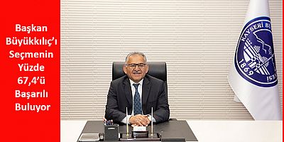 Başkan Büyükkılıç’ı Seçmenin Yüzde 67,4’ü Başarılı Buluyor