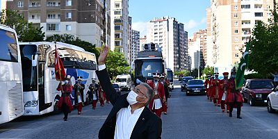 Başkan Büyükkılıç İldemlileri Mehter ile Selamladı