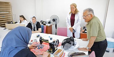 Başkan Büyükkılıç, KAYMEK Göznuru’nda Kursiyerlerle Buluştu