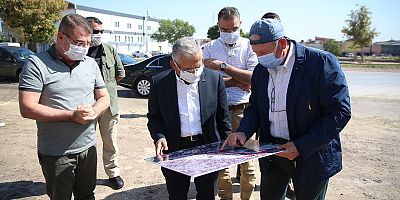 Başkan Büyükkılıç,  Kazım Karabekir Mahallesi’ndeki Yol Çalışmasını Denetledi