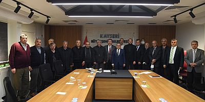 Başkan Büyükkılıç Melikgazi Muhtarlarını Dinledi