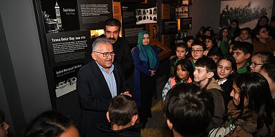 Başkan Büyükkılıç, Minik Öğrencilere Milli Mücadele Müzesi’ni Anlattı