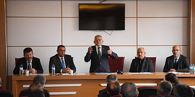 Başkan Büyükkılıç, Muhtarlar Toplantısına Sarıoğlan İle Devam Etti