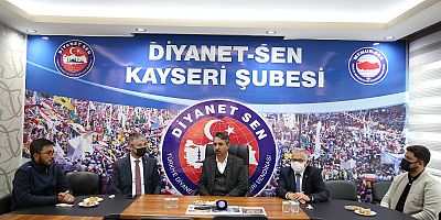 Başkan Büyükkılıç’tan, Diyanet-Sen Kayseri Şubesi’ne Ziyaret
