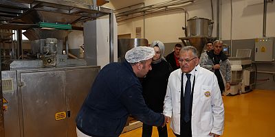Başkan Büyükkılıç’tan Kent Ekmek Fabrikası’nda İnceleme