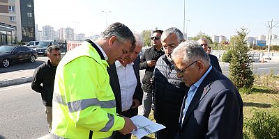 Başkan Büyükkılıç’tan “Raylı Sistem Hattı” Çalışmalarına Yakın Markaj