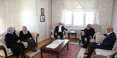 Başkan Büyükkılıç’tan Şehit Ailelerine Bayram Ziyareti
