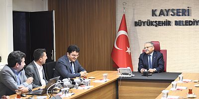 Başkan Büyükkılıç’tan Türk Telekom Bölge Müdürü Ve Yönetimi İle Değerlendirme Toplantısı