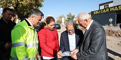 Başkan Büyükkılıç’tan Yol Yapım Çalışmalarına Yakın Takip