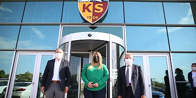Başkan Büyükkılıç ve Milletvekili Karayel'den Kayserispor'a Ziyaret