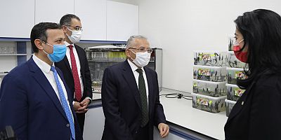 Başkan Büyükkılıç ve Rektör Çalış, ERFARMA’yı Ziyaret Etti
