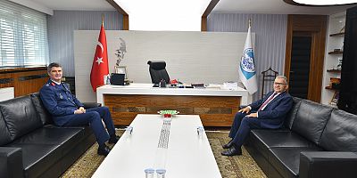 Başkan Büyükkılıç, Yeni Garnizon Komutanını Ağırladı
