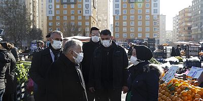 Başkan Büyükkılıç Yine Çarşı Pazar Denetiminde
