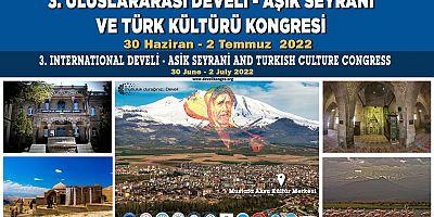 Cabbar Başkandan 3.Uluslararası Develi-Âşık Seyrani ve Türk Kültürü Kongresi Duyurusu