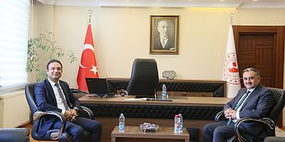 Başkan Cabbar’dan Kaymakam Aslan'a Hayırlı Olsun Ziyareti
