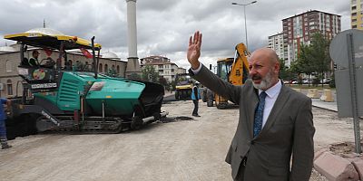 Başkan Çolakbayrakdar, Asfalt Çalışmalarını İnceledi