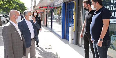 Başkan Çolakbayrakdar’dan Maske, Mesafe Ve Hijyen Denetimi