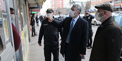 Başkan Çolakbayrakdar, Denetim Yaptı ve Maske Dağıttı