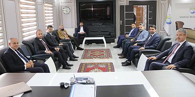 Başkan Çopuroğlu’dan Yahyalı Belediyesi’ne Ziyaret