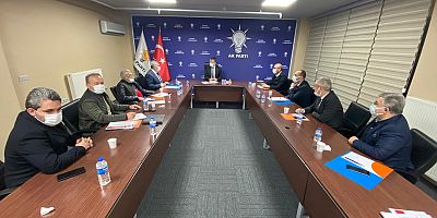 Başkan Çopuroğlu İlçe ve Belediye Başkanları İle Toplandı