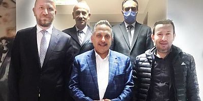 Başkan Mustafa Yalçın’dan Deniz Çağan’a Tebrik Ziyareti