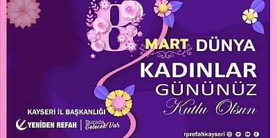 Başkan Narin’den 8 Mart Kadınlar Günü Mesajı