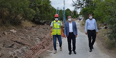Başkan Özdoğan Hasan Dede Caddesi’nde