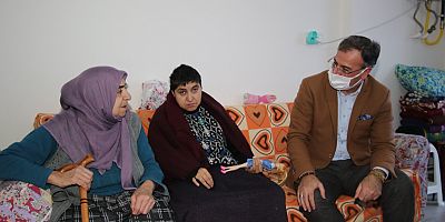 Başkan Özdoğan Kentsel Dönüşüm Bina Sakinlerini Ziyaret Etti