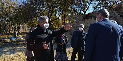 Başkan Özkan Altun'dan Ahırı Yanan Aileye Geçmiş Olsun Ziyareti